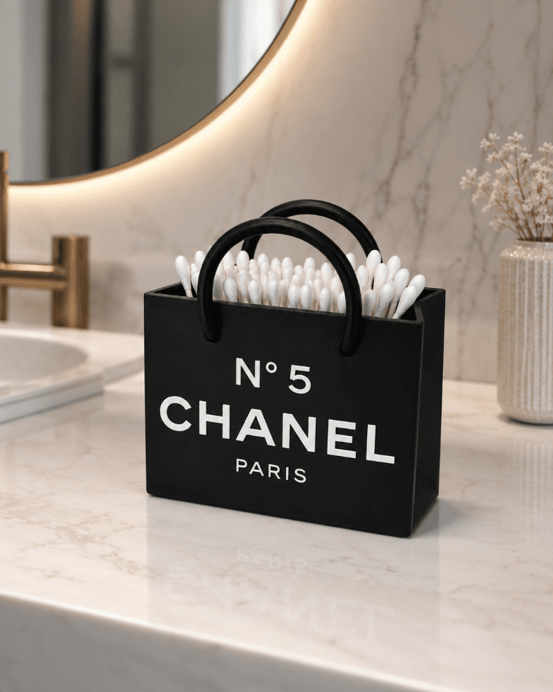Glam Collection Purse Q-Tip Holder